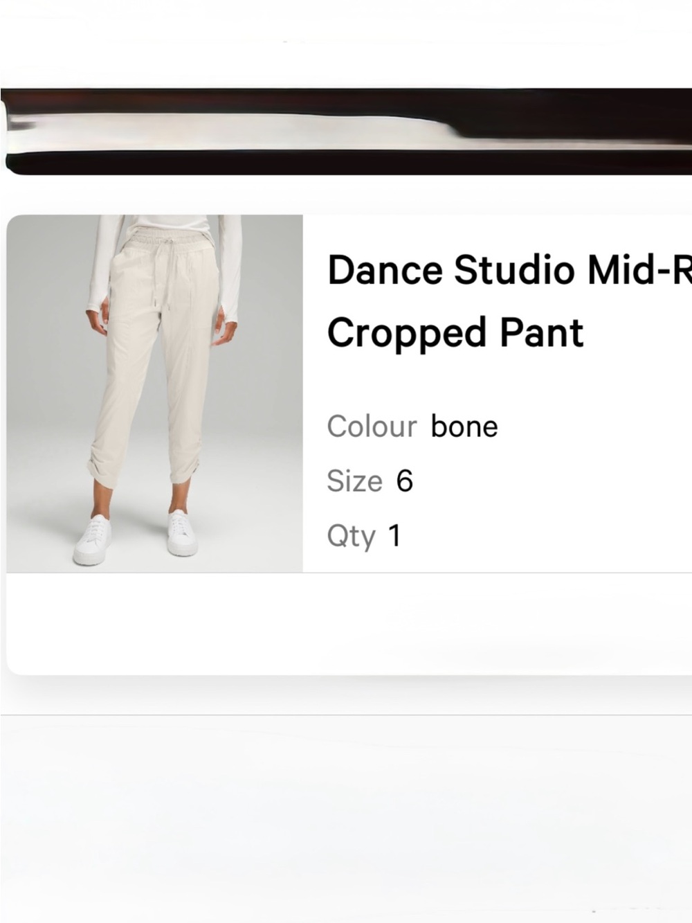 lululemon athletica dance studio mid rise cropped pants